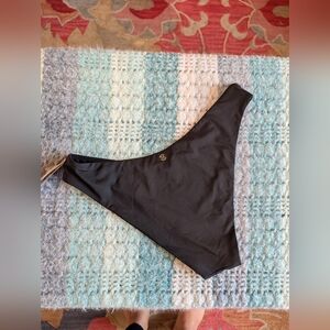 Victoria's Secret Black Women's Swim Bottom Bikini Size Large